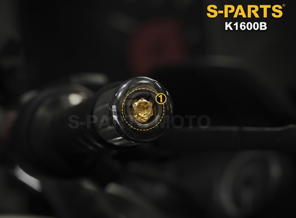 S-PARTS エスパーツ ハンドルバーエンドウェイト取付ボルト K1600 B BMW その他汎用外装部品・ドレスアップパーツ 外装