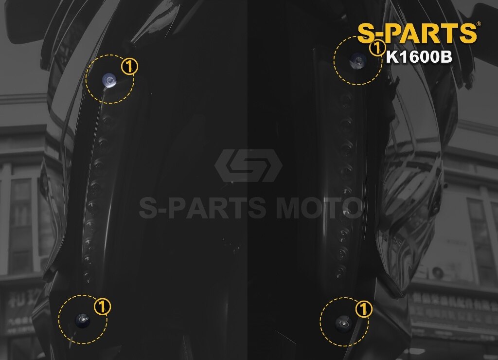 S-PARTS エスパーツ フロントウィンカー取付ボルト K1600 B BMW その他汎用外装部品・ドレスアップパーツ 外装