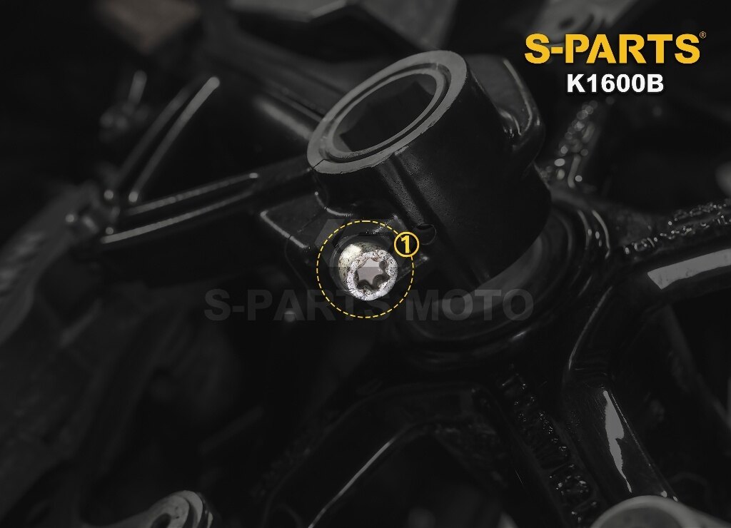 S-PARTS エスパーツ フロントホイール アクスル取付ボルト K1600 B BMW その他汎用外装部品・ドレスアップパーツ 外装