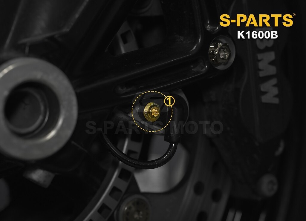 S-PARTS エスパーツ フロント ABSセンサー取付ボルト K1600 B BMW その他汎用外装部品・ドレスアップパーツ 外装