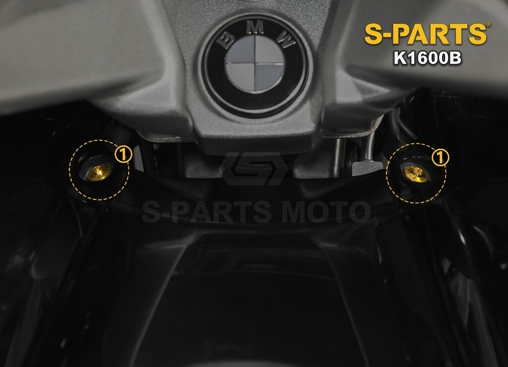 S-PARTS エスパーツ フューエルタンク アッパーカバープレートボルト K1600 B BMW その他汎用外装部品・ドレスアップパーツ 外装