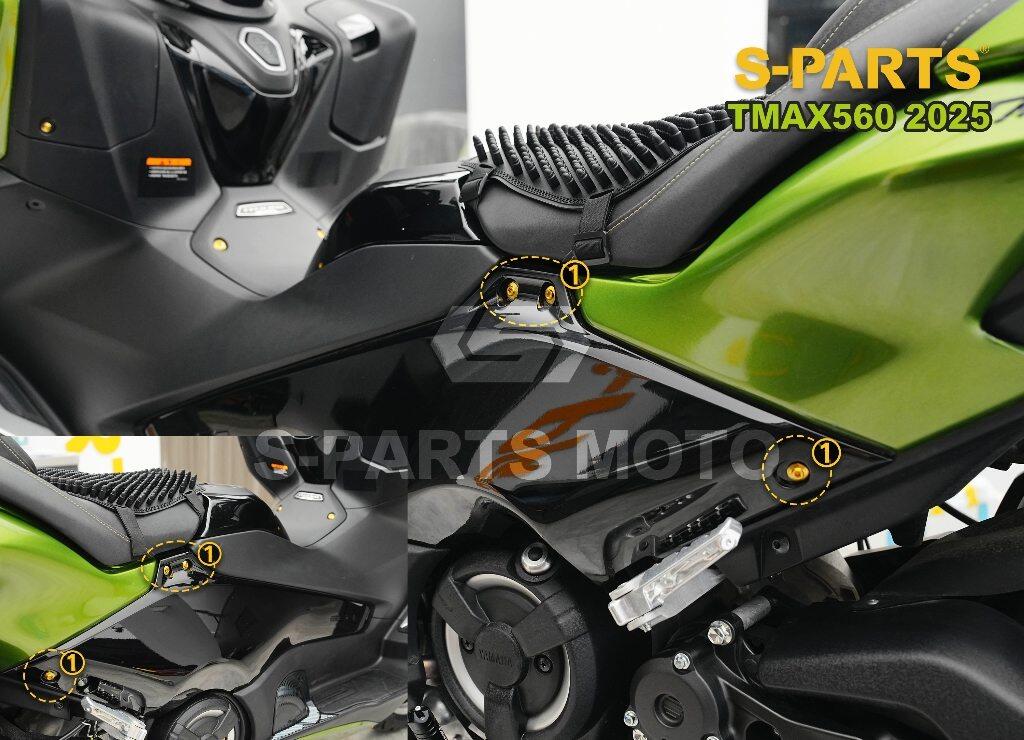 S-PARTS エスパーツ センターボディ トリムパネルボルト TMAX560 YAMAHA ヤマハ その他汎用外装部品・ドレスアップパーツ 外装