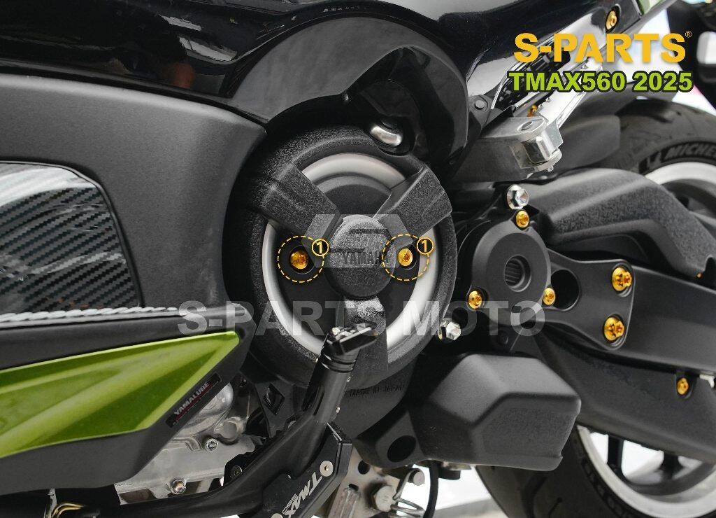 S-PARTS エスパーツ エンジン ドライブカバーボルト(左側) TMAX560 YAMAHA ヤマハ その他汎用外装部品・ドレスアップパーツ 外装