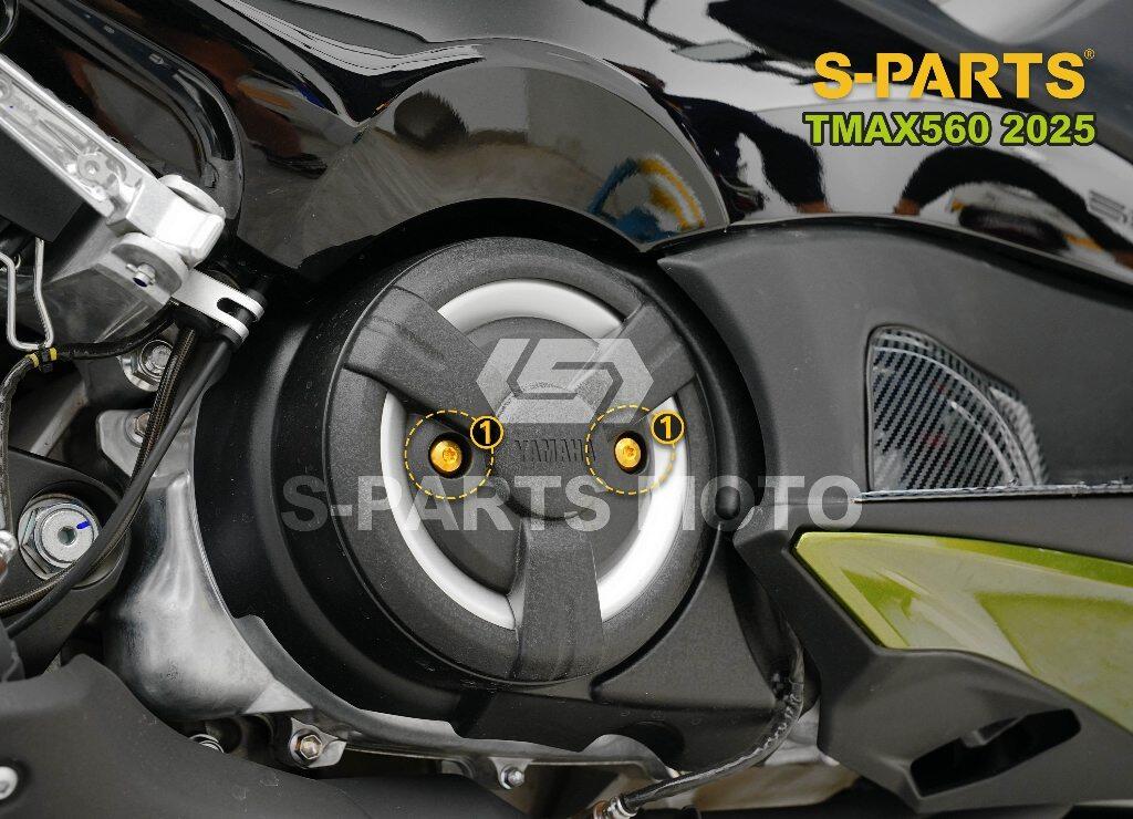 S-PARTS エスパーツ エンジン クラッチカバーボルト(右側) TMAX560 YAMAHA ヤマハ その他汎用外装部品・ドレスアップパーツ 外装