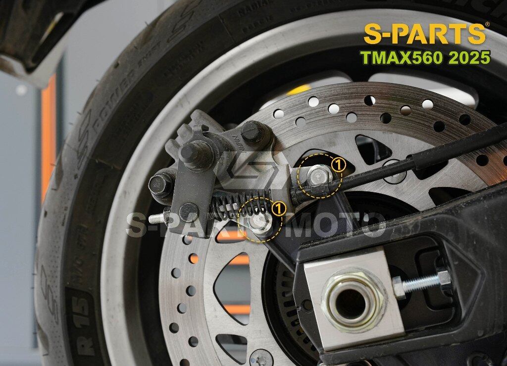 S-PARTS エスパーツ リア パーキングキャリパー アダプターブラケット取付ボルト TMAX560 YAMAHA ヤマハ その他汎用外装部品・ドレスアップパーツ 外装