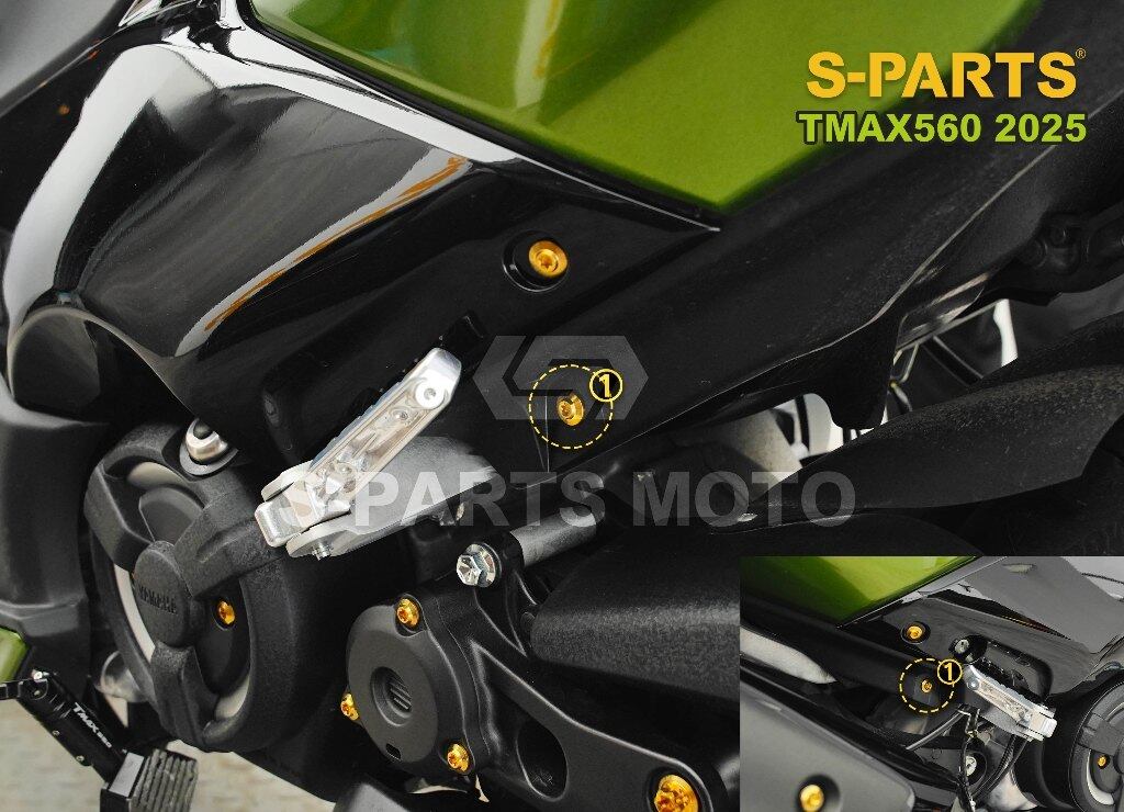 S-PARTS エスパーツ リアフットレスト アッパープレート取付ボルト TMAX560 YAMAHA ヤマハ その他汎用外装部品・ドレスアップパーツ 外装
