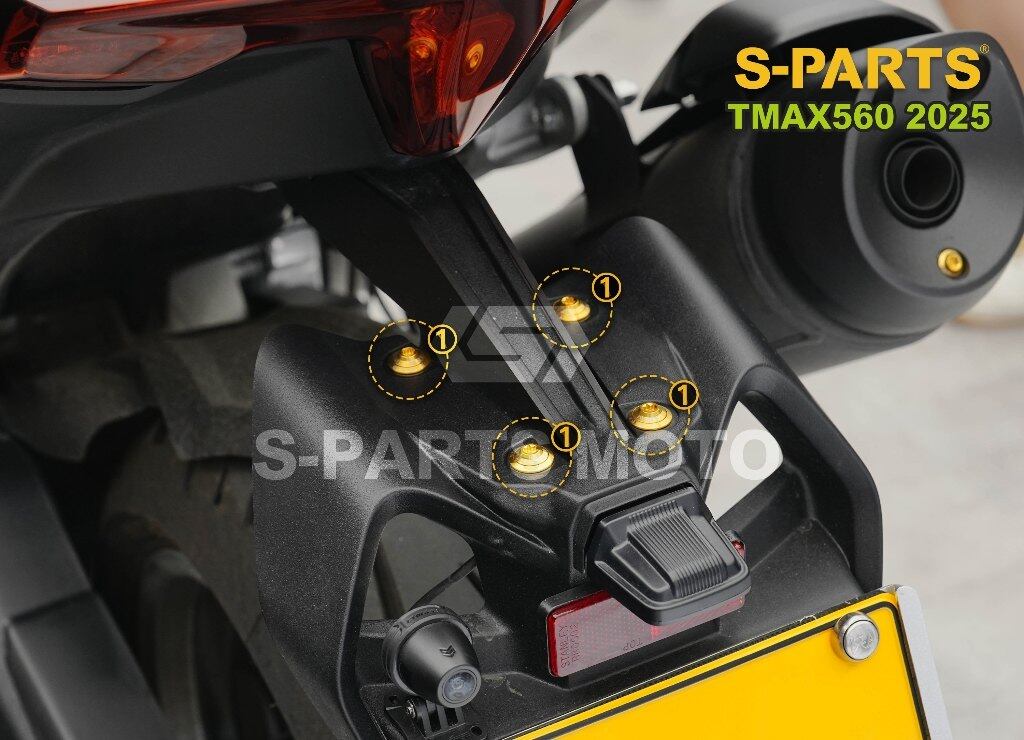 S-PARTS エスパーツ リアフェンダー ブラケットボルト TMAX560 YAMAHA ヤマハ その他汎用外装部品・ドレスアップパーツ 外装