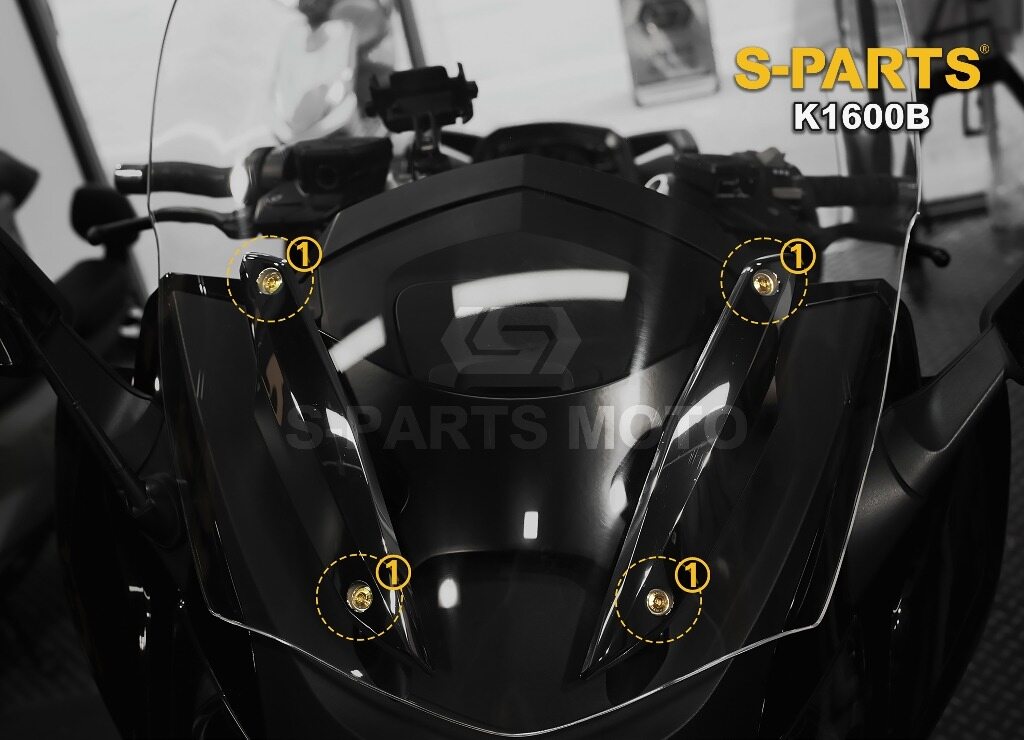 S-PARTS エスパーツ ウインドシールドボルト K1600 B BMW その他汎用外装部品・ドレスアップパーツ 外装