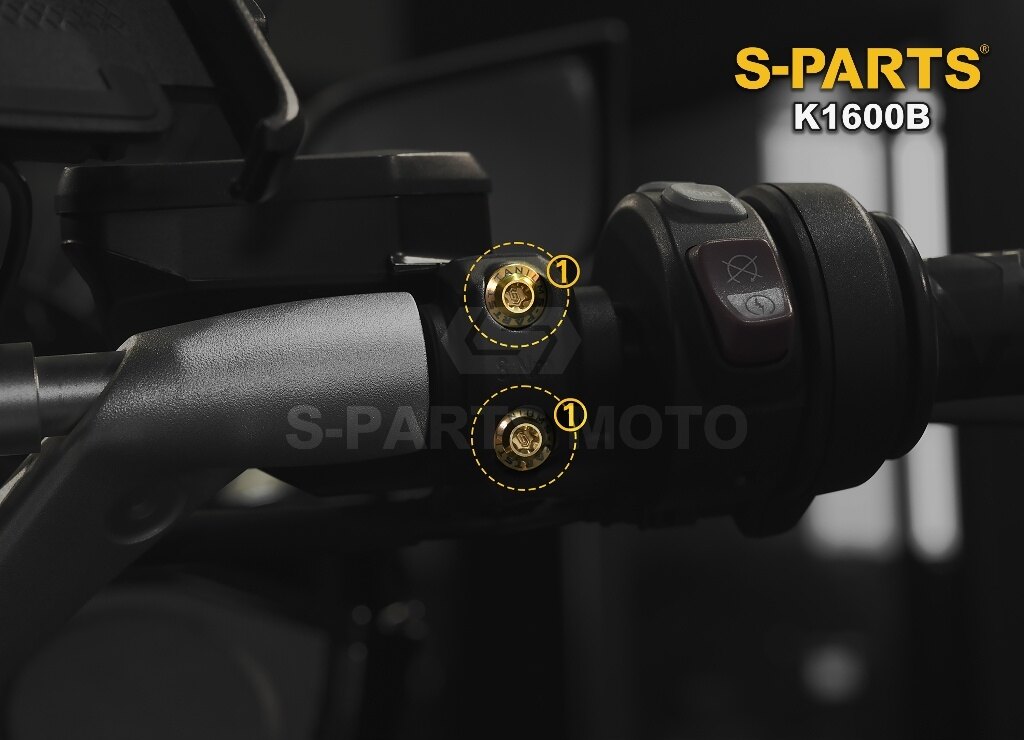 S-PARTS エスパーツ フロントブレーキマスターシリンダー取付ボルト K1600 B BMW その他汎用外装部品・ドレスアップパーツ 外装