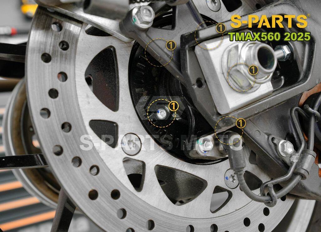 S-PARTS エスパーツ リア ABSディスクボルト TMAX560 YAMAHA ヤマハ その他汎用外装部品・ドレスアップパーツ 外装