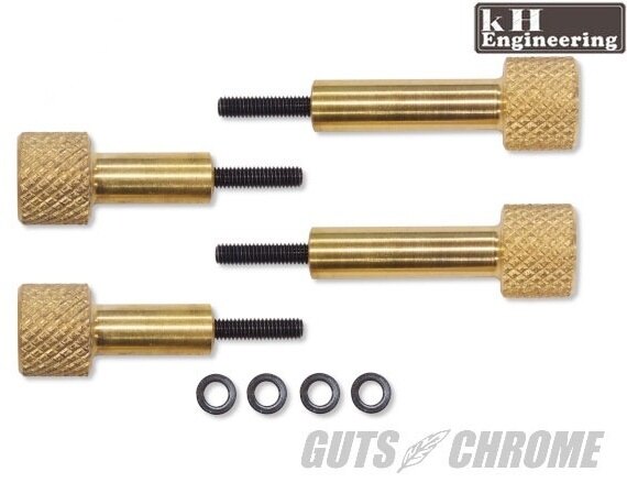 GUTS CHROME ガッツクローム 【kH Engineering】純正CVキャブ用フロートボール クイックスクリューセット その他キャブレターオプション・補修部品 吸気関連 エンジン