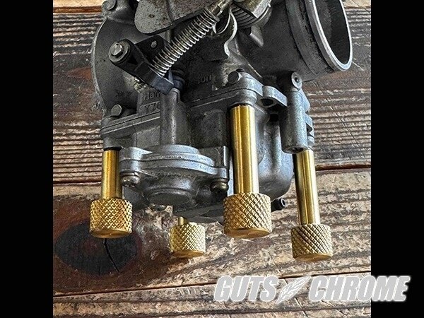 GUTS CHROME ガッツクローム 【kH Engineering】純正CVキャブ用フロートボール クイックスクリューセット その他キャブレターオプション・補修部品 吸気関連 エンジン 3