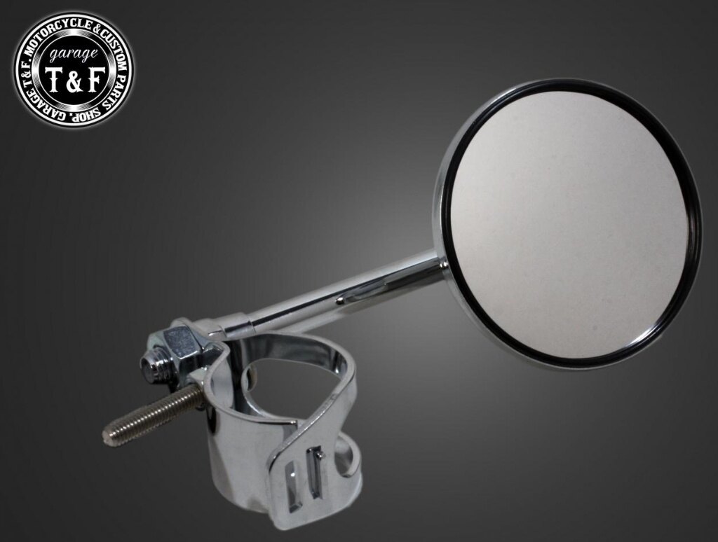 Garage T&F ガレージ 3インチラウンドサイドミラー HONDA ホンダ KAWASAKI カワサキ SUZUKI スズキ YAMAHA ヤマハ ミラー ハンドル