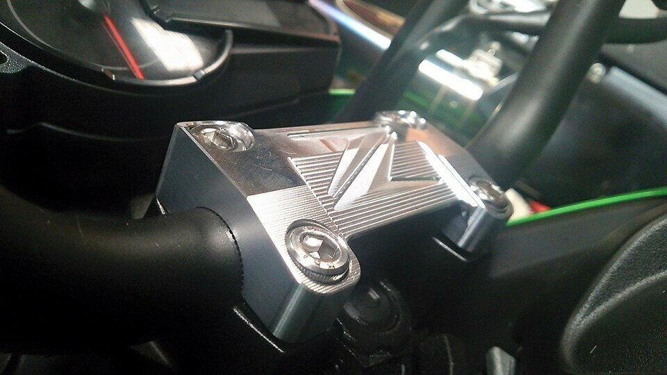 NA Metal Craft エヌエーメタルクラフト ハンドルクランプ Z125PRO KAWASAKI カワ...
