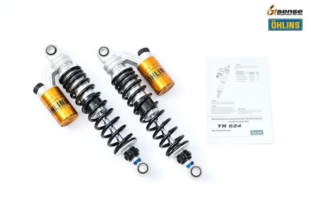 OHLINS オーリンズ リアショックアブソーバー BONNEVILLE T100 T120 TRIUMPH トライアンフ リアサスペンション サスペンション 足回り