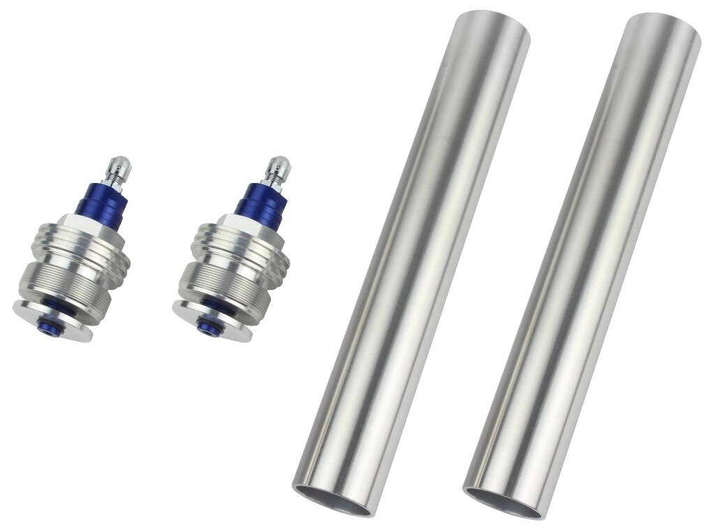 ■商品概要タイプ：エアーバルブ付■詳細説明大排気量マシンから単気筒マシンに到るまで、フロントフォークのセッティングは意外と厄介なものです。そこでEfficientSportsイニシャルアジャスターを装着する事により、フロントフォークのエアー圧とプリロードを容易に変更でき、微妙で絶妙なセッティングが簡単に出来ます。■注意点※メーカー都合により商品の仕様変更がある場合がございます。ご了承ください。　※画像はイメージです。■適合車種YZF-R25&ensp;YZF-R25 年式: 15-18YZF-R25 ABS&ensp;YZF-R25 ABS 年式: 15-18YZF-R3&ensp;YZF-R3 年式: 15-18