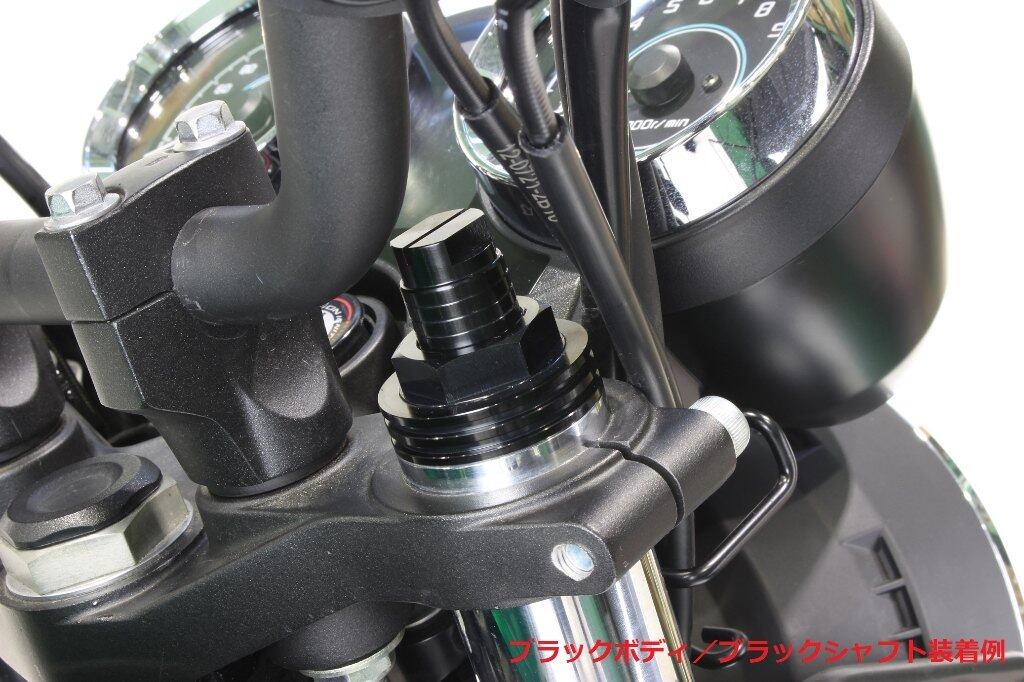 POSH Faith ポッシュ フェイス イニシャルアジャスタータイプ2 Z650RS KAWASAKI カワサキ フロントイニシャルアジャスター サスペンション 足回り カラー：シルバーボディ／ゴールドシャフト 2