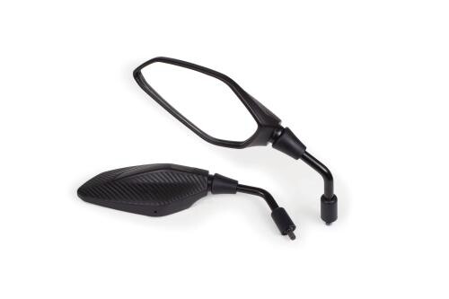 SP武川 SPタケガワ カーボニッシュポリゴンワイドミラーセット左右セット M8サイズ YAMAHA ヤマハ ミラー ハンドル