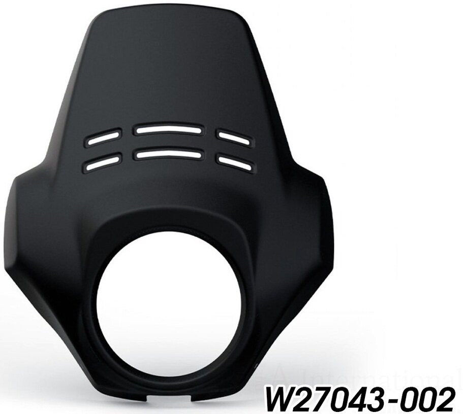 Wunderlich ワンダーリッヒ ヘッドライトフェアリング R12 G/S BMW ビキニカウル カウル関連 外装 カラー：ダークブラック ユニ マット