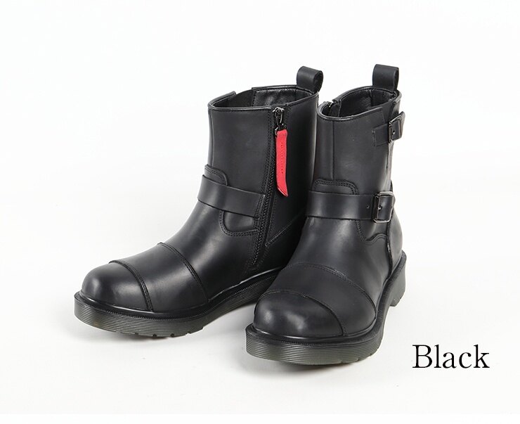 DEGNER デグナー シフトガード付レザーZIPエンジニアブーツ レディース カジュアルブーツ・エンジニアブーツ フットウェア