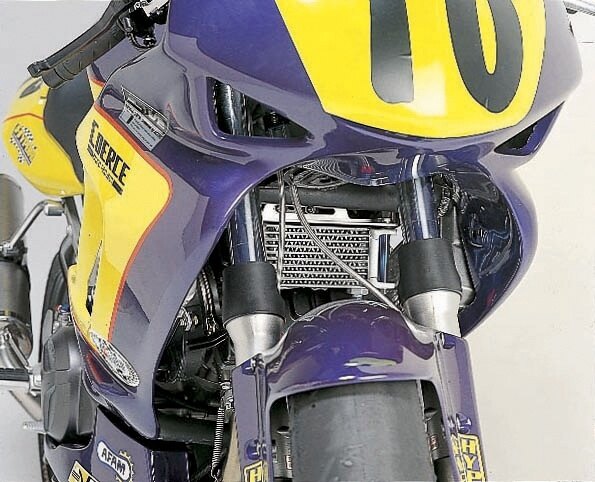 ACTIVE アクティブ オイルクーラーキット ストレートタイプ 4.5インチ10段 VTR1000...