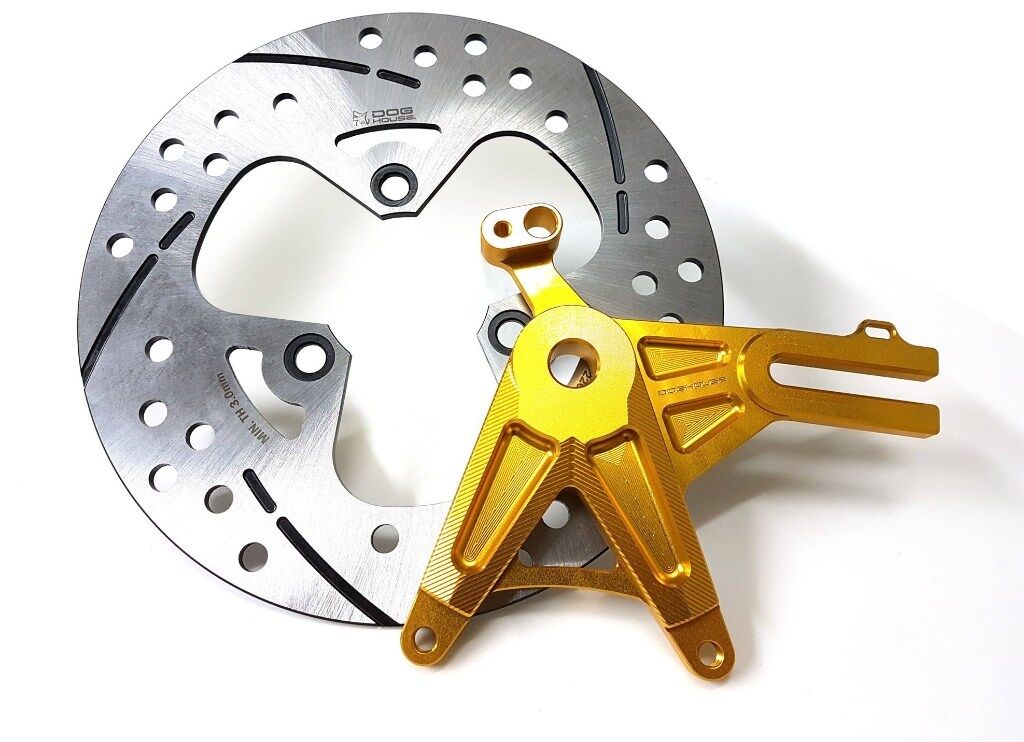 DOGHOUSE �ɥå��ϥ��� �ꥢ�ǥ������������� (220mm) �� BREMBO P2 ���˥����ѡ����ݡ��� (84mm) GSX-R150/S150 GSX-R150 GSX-S150 SUZUKI ������ �֥졼���ǥ����������������å� �֥졼�� �����ѡ����ݡ��ȥ��顼�����֥�å�