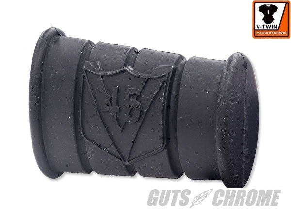 GUTS CHROME ガッツクローム 【V-TWIN】キックペダルラバー 45ロゴ入り ステップラバー ステップ 足回り