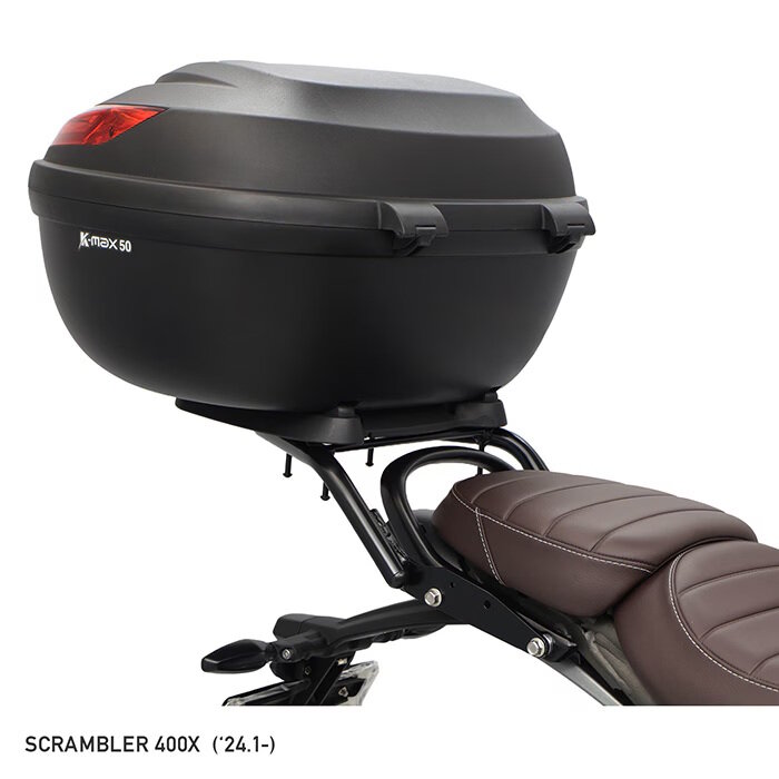 ENDURANCE エンデュランス リアキャリア＋リアボックスセット SCRAMBLER 400X SPEED400 TRIUMPH トライアンフ トップケース・テールボックス 車体用バッグ・ケース