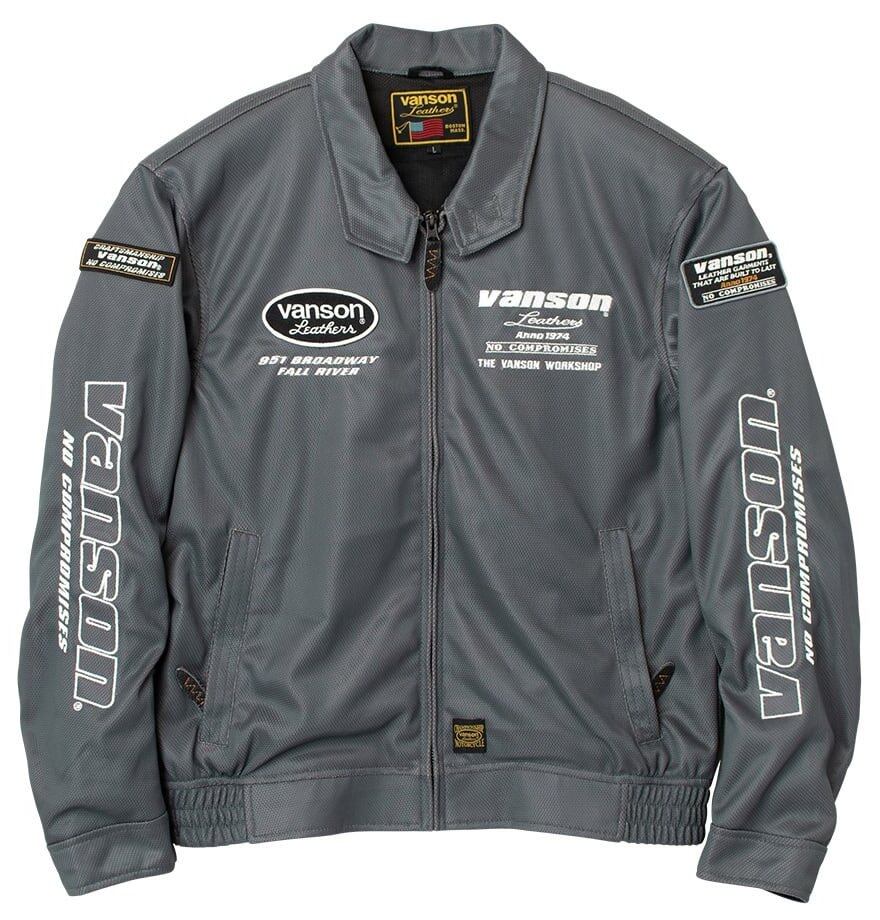 Vanson バイカー用ジャケット XL オリーブ Vanson Special Custom Team Jacket Olive オリーブグリーン 2020AW
