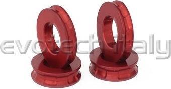 EVOTECH ���ܥƥå� Brake Caliper Spacers Kit B_Dpz_D24_D10_L5�� Red �����ѡ����ե��åȥ��顼 �֥졼��
