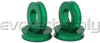 EVOTECH ���ܥƥå� Brake Caliper Spacers Kit B_Dpz_D24_D10_L5�� Green �����ѡ����ե��åȥ��顼 �֥�...