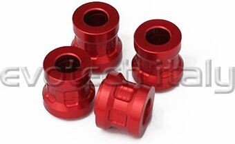 EVOTECH ���ܥƥå� Brake Caliper Spacers Kit B_Dpzc_D22-20_D10_L18�� Red �����ѡ����ե��åȥ��顼...