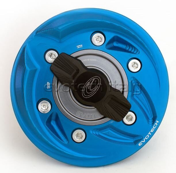 EVOTECH エボテック Rapid Fuel Cap， Titanium ガソリンタンクキャップボルト タ...