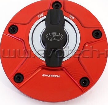 EVOTECH エボテック Rapid Fuel Cap， Titanium ガソリンタンクキャップボルト タ...