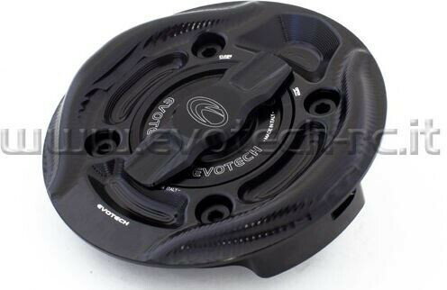 EVOTECH エボテック Rapid Fuel Cap， Black ガソリンタンクキャップボルト タンク関連 外装