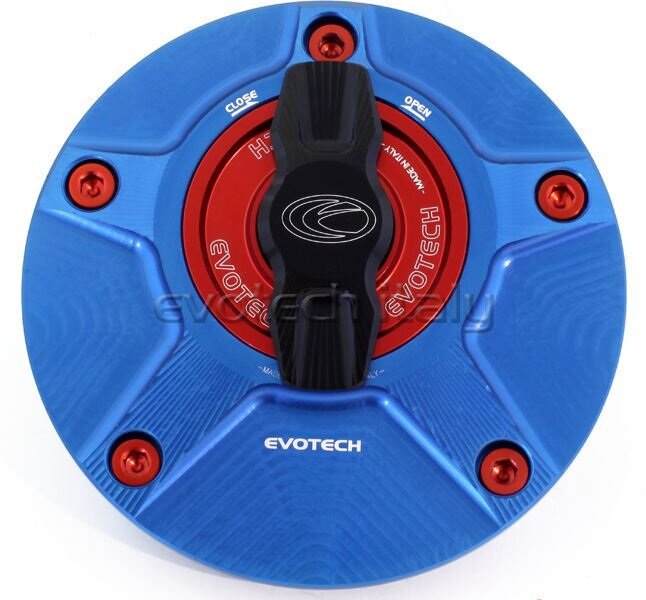 EVOTECH エボテック Rapid Fuel Cap， Red ガソリンタンクキャップボルト タンク関連 外装