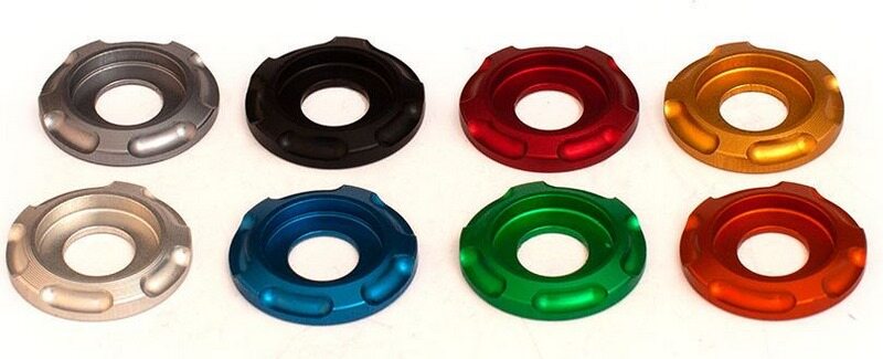 EVOTECH ���ܥƥå� Pair Of Special Aluminum Washers For Evotech Plate��S Support�� Black ����¾�ե�������쥹���åȥ��ץ�����佤���� �ե��������Ϣ ����