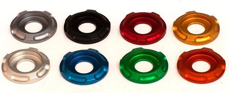 EVOTECH ���ܥƥå� Pair Of Special Aluminum Washers For Evotech Plate��S Support�� Titanium ����¾�ե�������쥹���åȥ��ץ�����佤���� �ե��������Ϣ ����