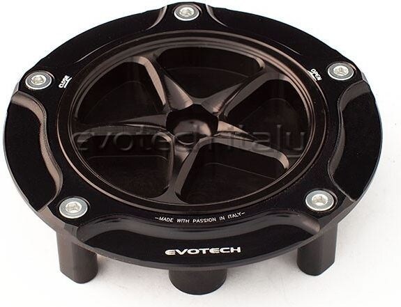 EVOTECH エボテック Fuel Cap， Matt Black ガソリンタンクキャップボルト タンク関連 外装