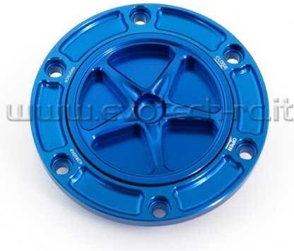 EVOTECH エボテック 6 Bolts Fuel Cap， Blue ガソリンタンクキャップボルト タン...