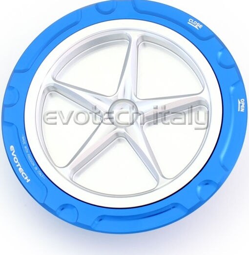 EVOTECH エボテック Fuel Cap， Silver ガソリンタンクキャップボルト タンク関連 外装