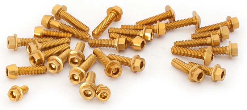 樂天商城 - EVOTECH エボテック Fairing Bolts Kit， Gold その他外装オプション・補修部品 外装