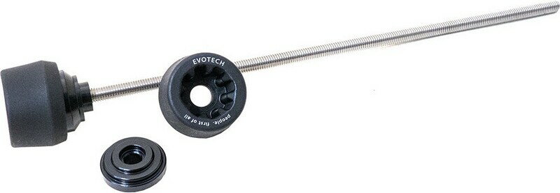 EVOTECH エボテック Rear Axle Fork Protector， Black アクスルスライダー フレーム