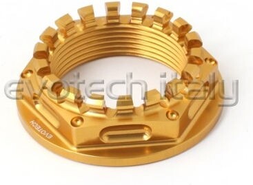 EVOTECH エボテック Sprocket Nut Ducati M33X1.5， Matt Black スプロケットボルト・ナット 駆動系