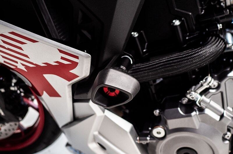 EVOTECH エボテック No Cut Frame Sliders， Red エンジンスライダー・フレームスライダー フレーム