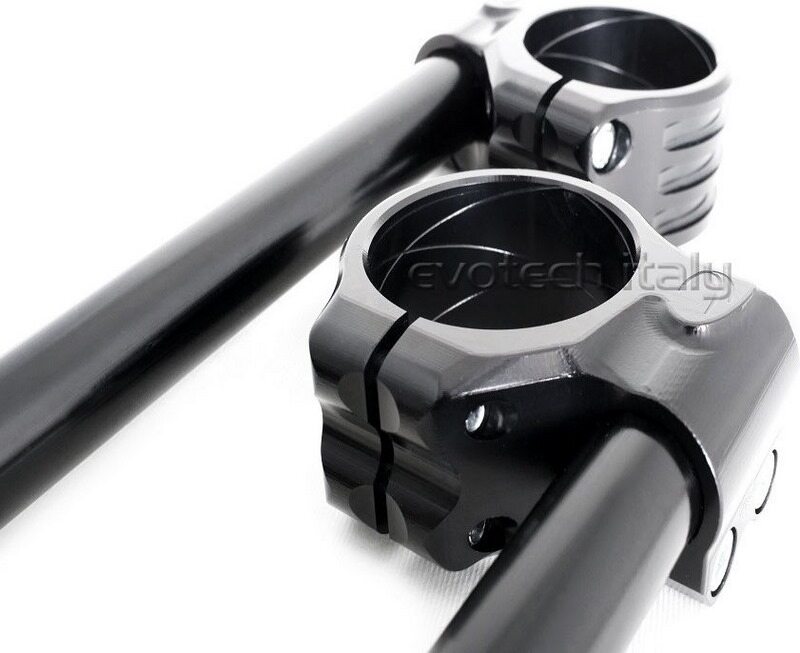 EVOTECH エボテック Clip-On Bars Kit For Forks Φ 50 Mm CBR1000RR レースベース車 ZX-6R レース専用モデル GSX-R1000 GSX-R750 DAYTONA675 HONDA ホンダ KAWASAKI カワサキ SUZUKI スズキ TRIUMPH トライアンフ セパレートハンドル ハンドル