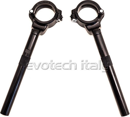EVOTECH ���ܥƥå� Moto E Clip-On Bars Kit For Forks �� 51 Mm�� Offset 0 ���ѥ졼�ȥϥ�ɥ� �ϥ�ɥ�