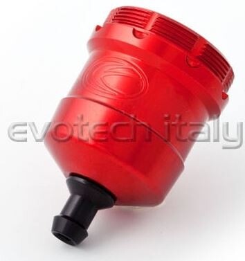 EVOTECH エボテック Fluid Tank Rear Brake/Hydraulic Clutch Body， Red マスターシリンダーリザーバータンク ブレーキ