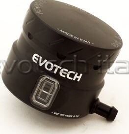 EVOTECH エボテック Front Brake Fluid Reservoir With Side Outlet， Black マス...