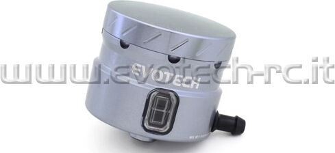 EVOTECH エボテック Front Brake Fluid Reservoir With Side Outlet， Titanium マスターシリンダーリザーバータンク ブレーキ